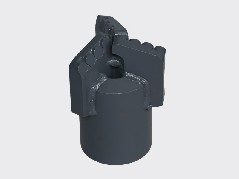 133 PDC三翼刮刀不取芯钻头