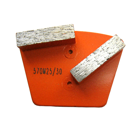 金刚石双齿磨块-平齿