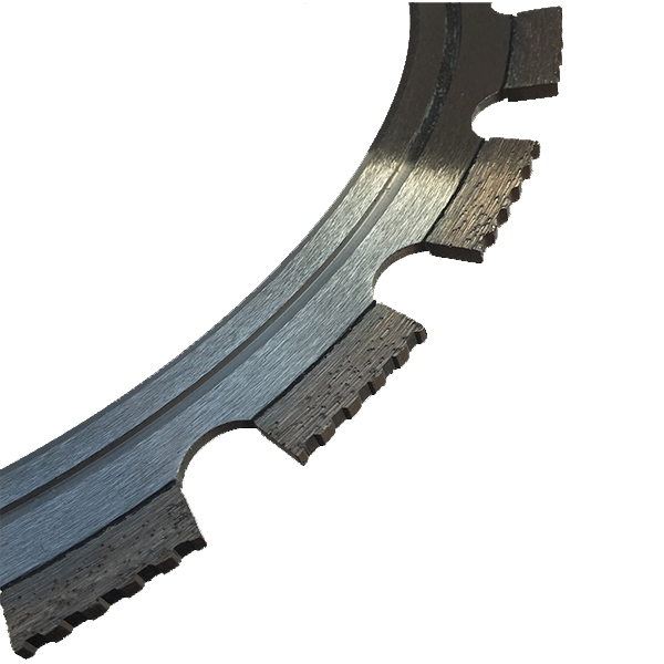 350mm激光焊接金刚石环锯- -节齿